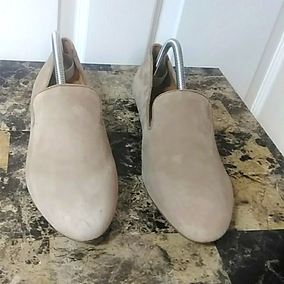 J. Crew Shoes - Final price drop J Crew ladies size 10 tan suede slip-ons.